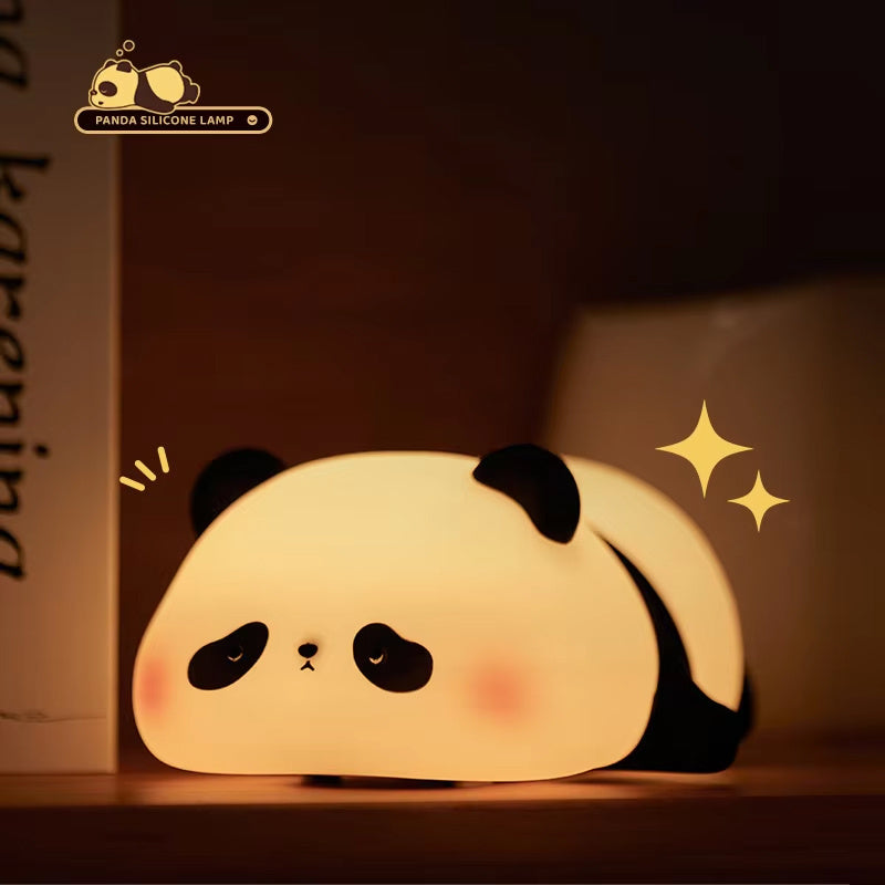 LumiPanda - Luminaria panda de silicone.